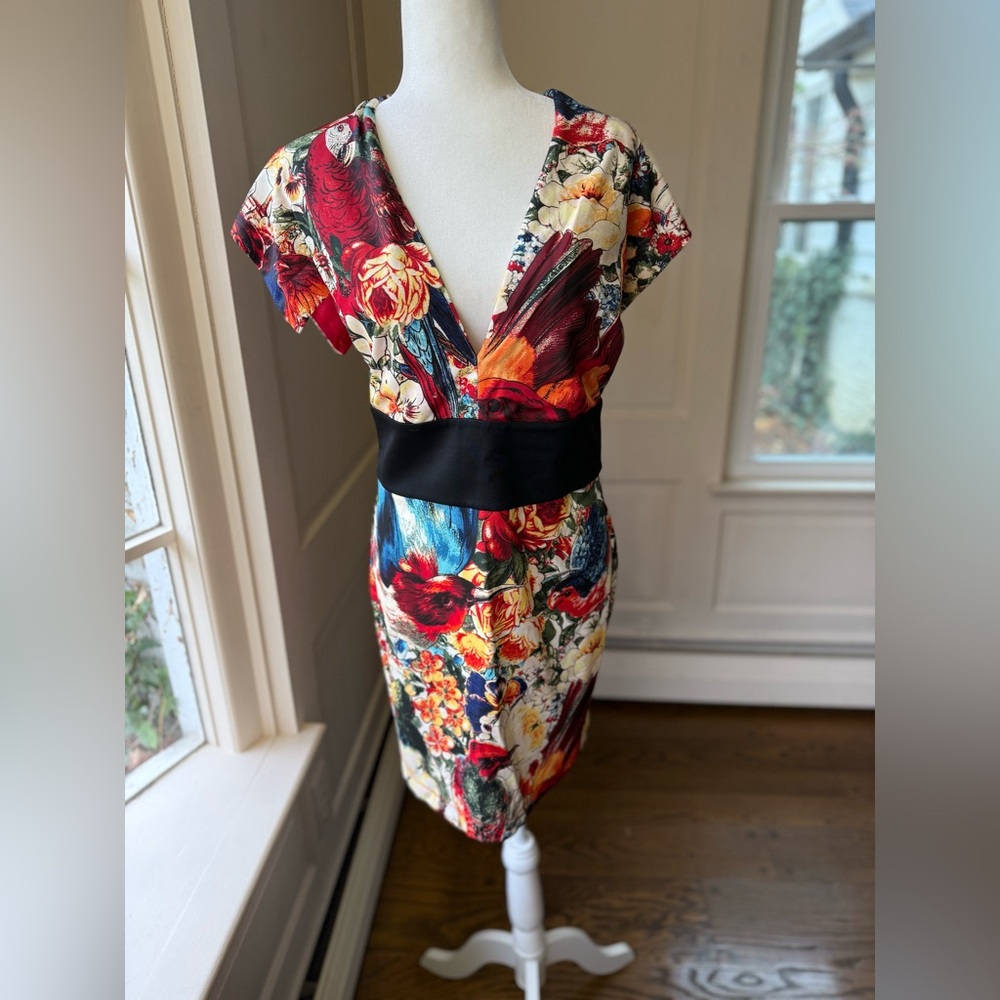 Just Cavalli Floral Print Mini Dress NWT